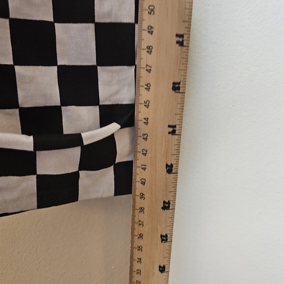 Smak Parlor Checkered Pants Capped Legs Size Medium - Picture 3 of 8